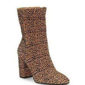 Jessica Simpson Kaelin Cheetah Print Leather Boots